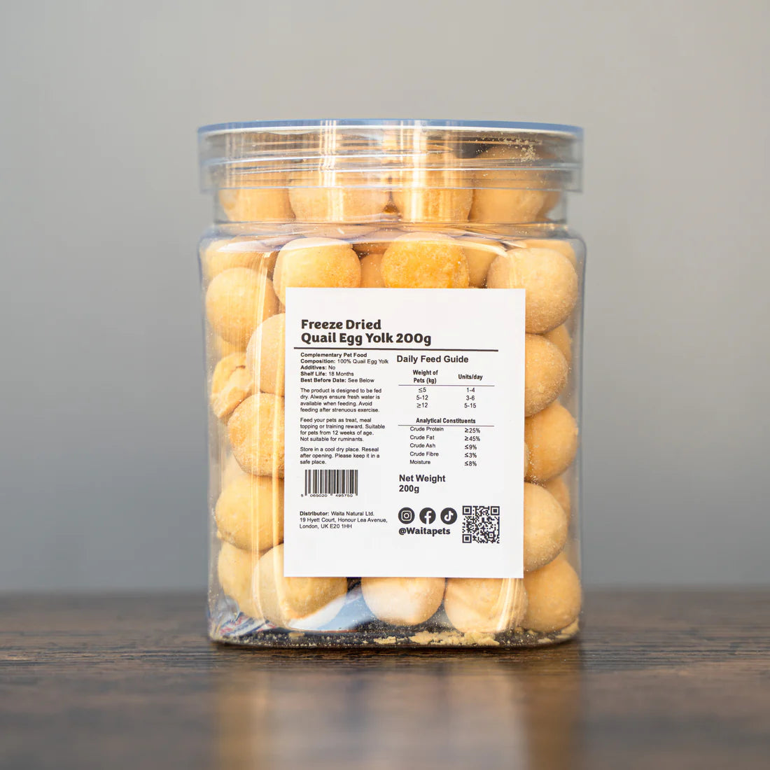 Freeze Dried Quail Egg Yolks
