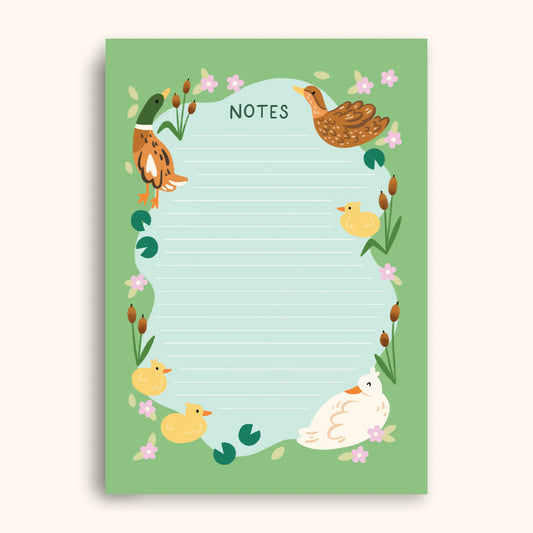 Duck Pond A5 Notepad