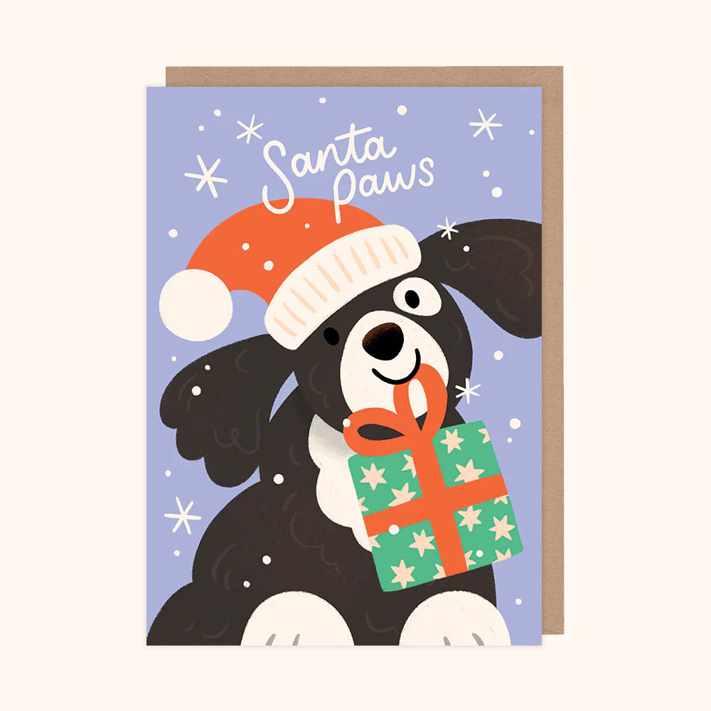 Santa Paws Christmas Card