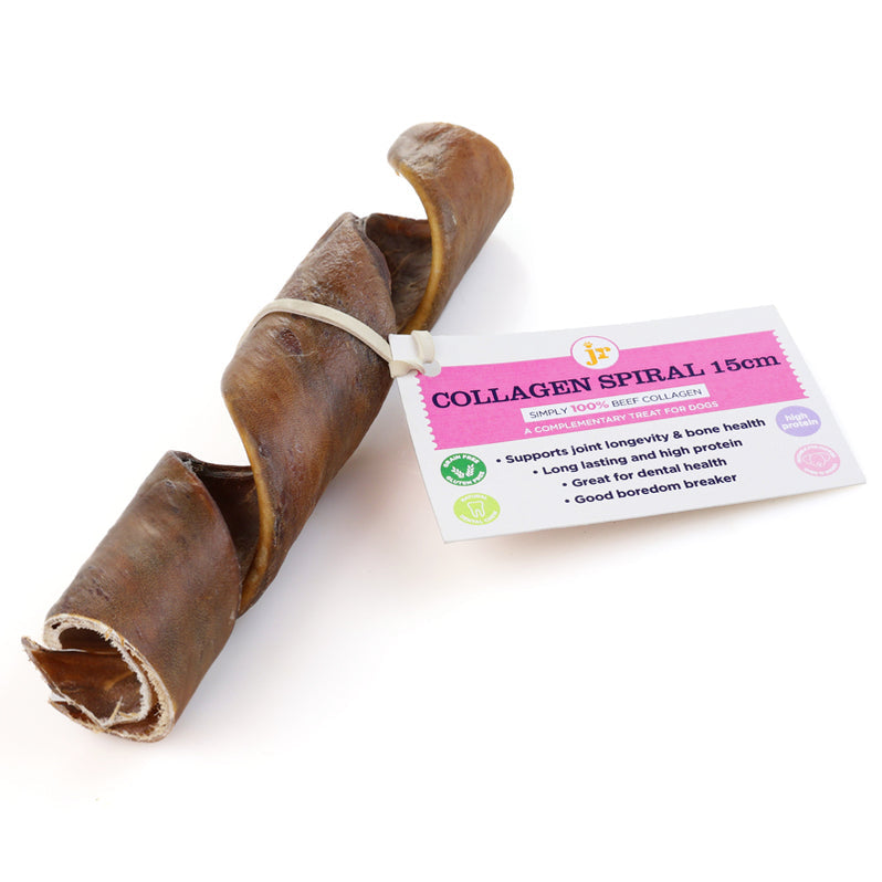 Beef Collagen Spiral 15cm