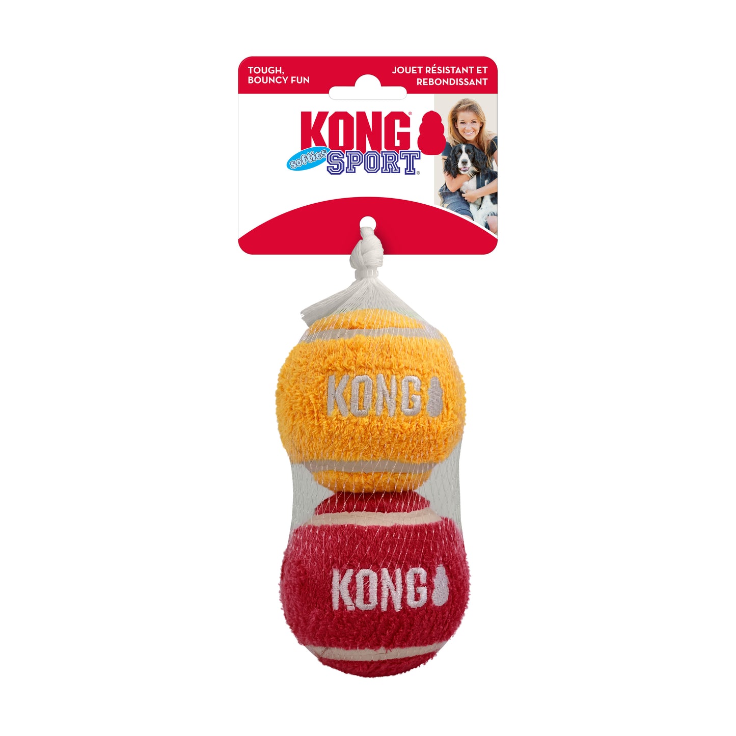 Softies Dog Ball Large 2pack
