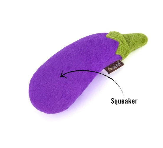 Aubergine Dog Toy