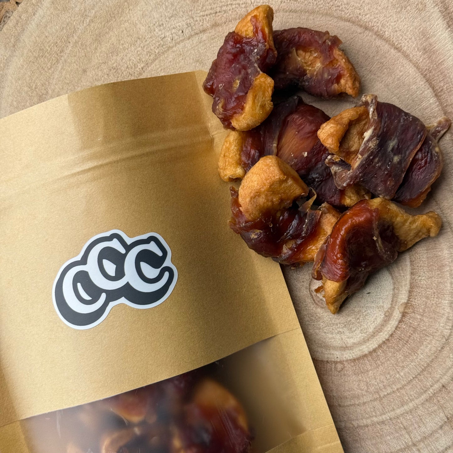 Chicken Wrapped Apple Chunks