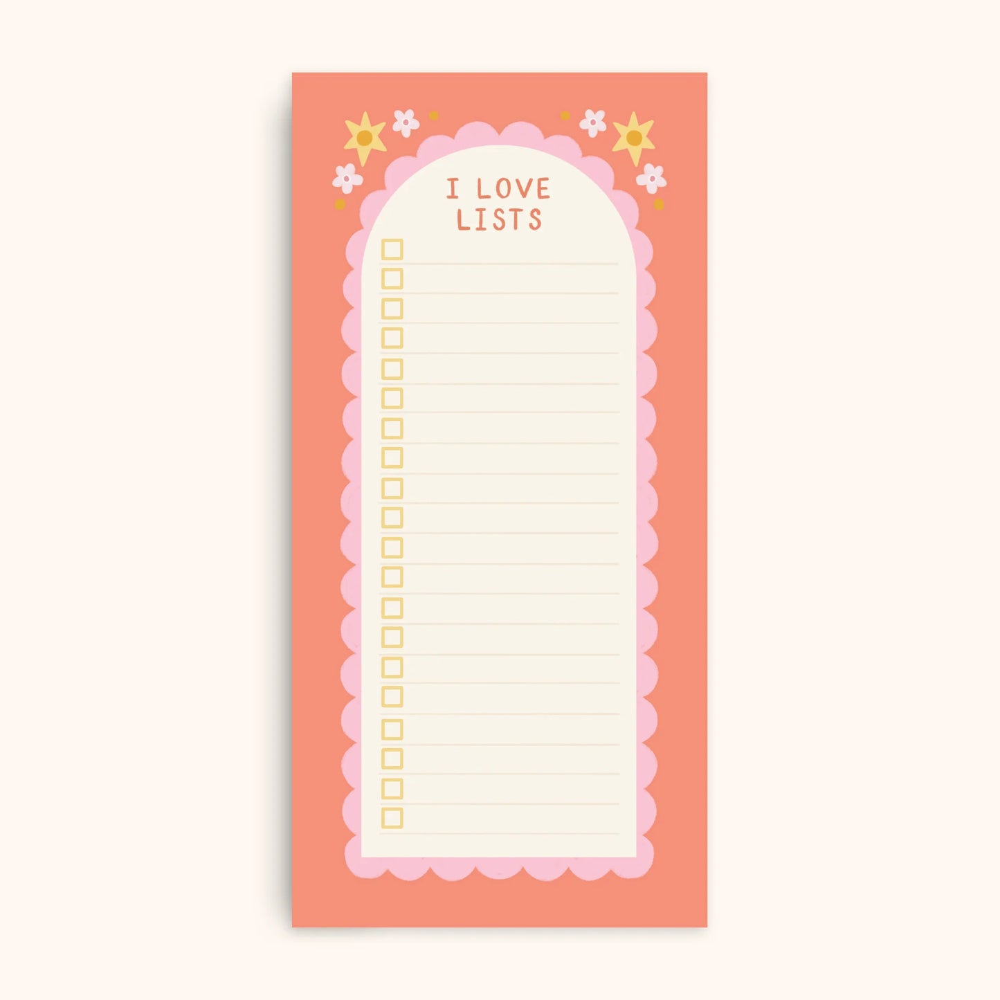 I Love Lists Notepad