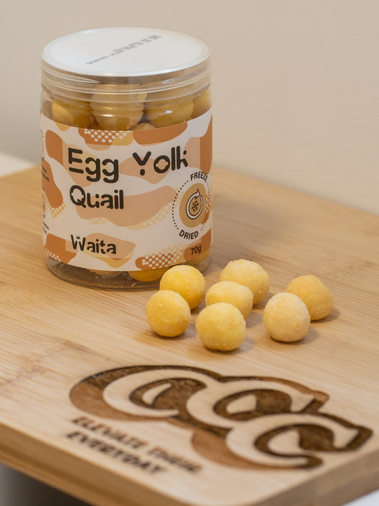 Freeze Dried Quail Egg Yolks | 2 Sizes