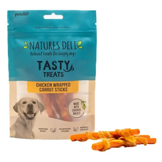 Chicken Wrapped Carrot Sticks