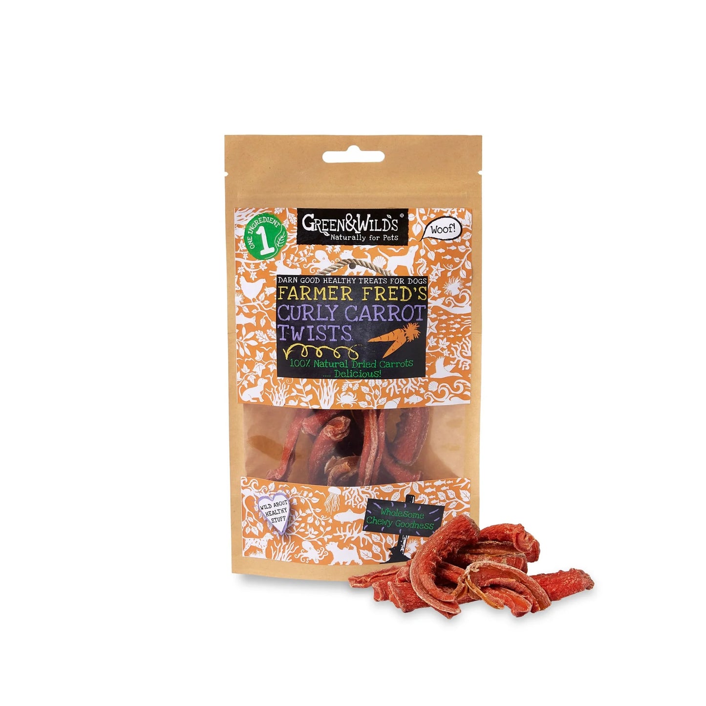 Curly Carrot Twists 75g