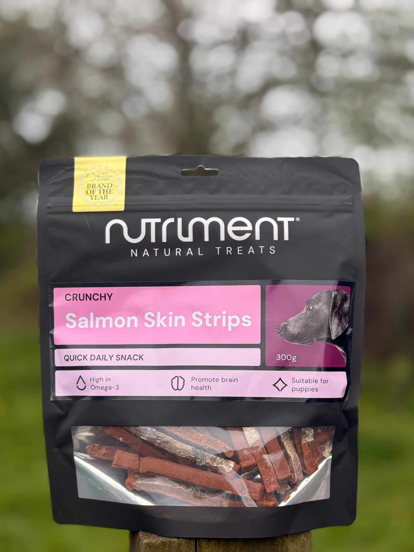 Salmon Skin Strips 300g