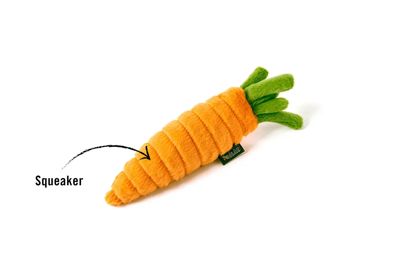 Mini Carrot Dog Toy