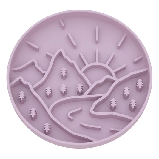 Mountain Range Slow Feeder/Enrichment Bowl