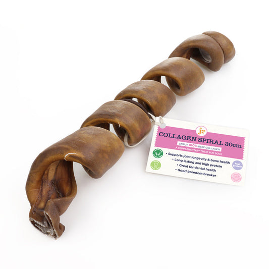 Beef Collagen Spiral 30cm