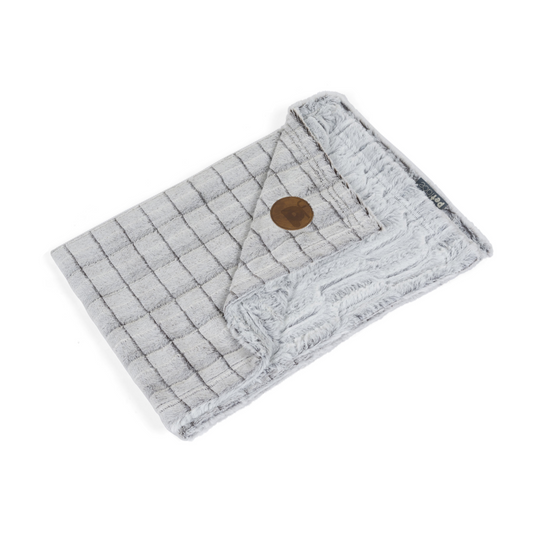 White Plush Pet Blanket