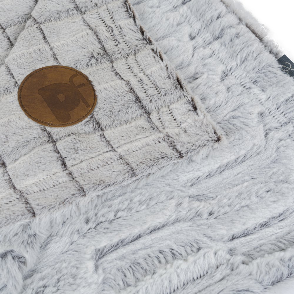 White Plush Pet Blanket