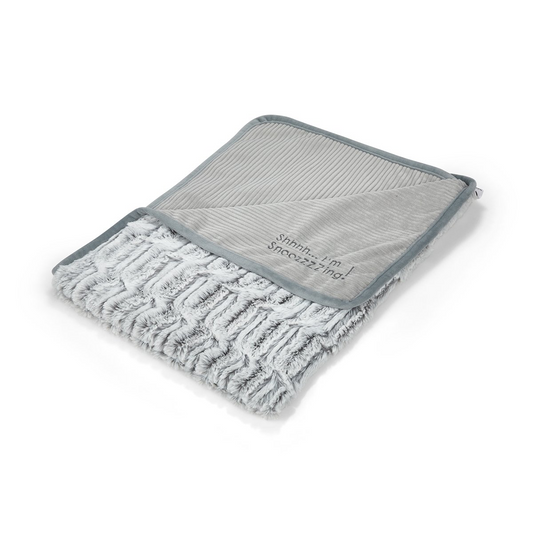 Grey Cord Pet Blanket