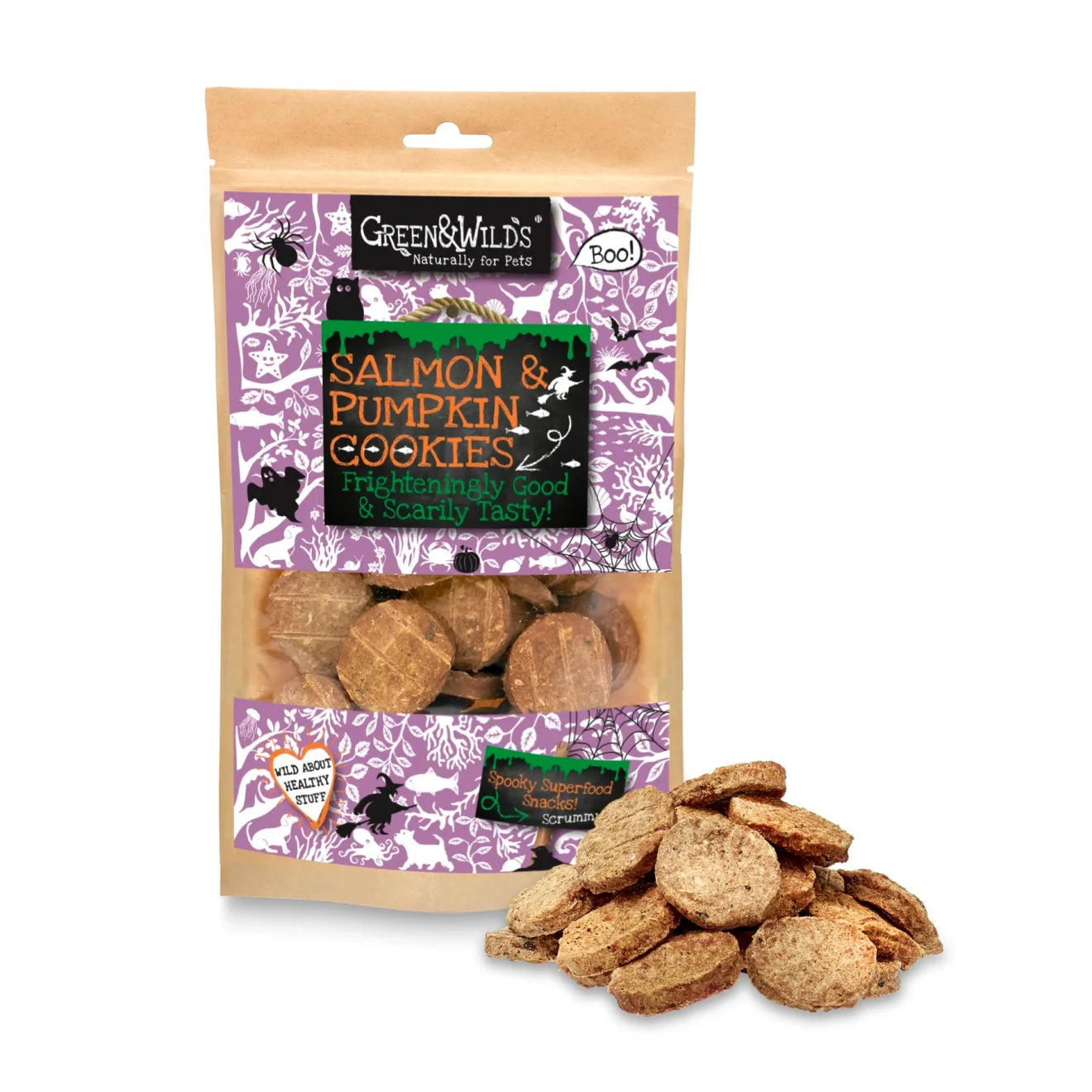 Salmon & Pumpkin Cookies