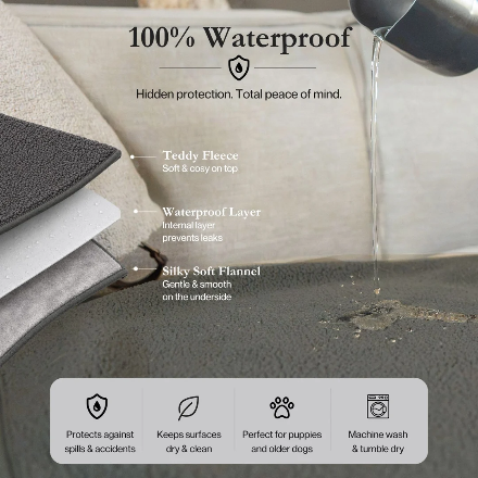 Waterproof Pet Blanket - 2 Colours - 2 Sizes