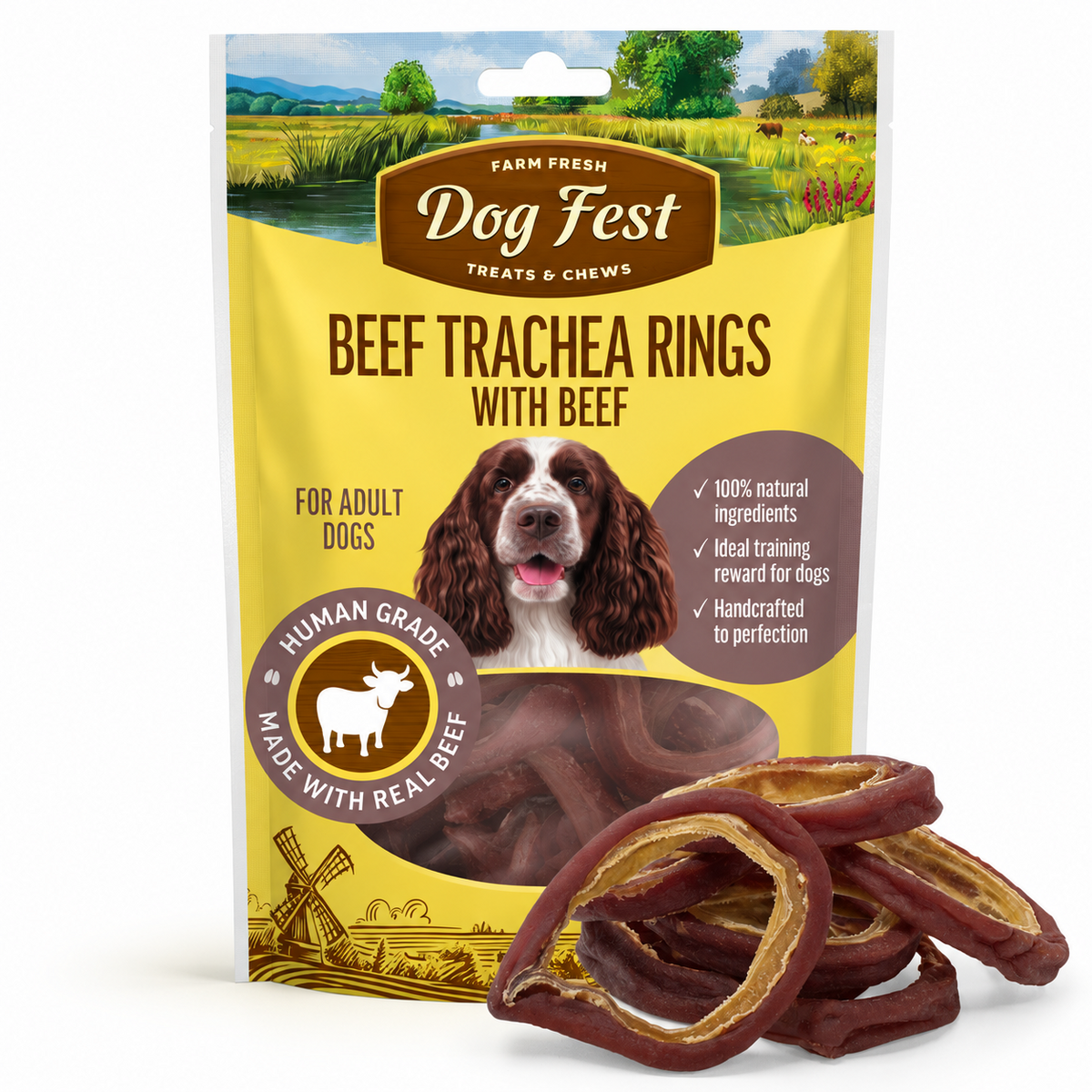 Beef Trachea Rings | 2 Varieties