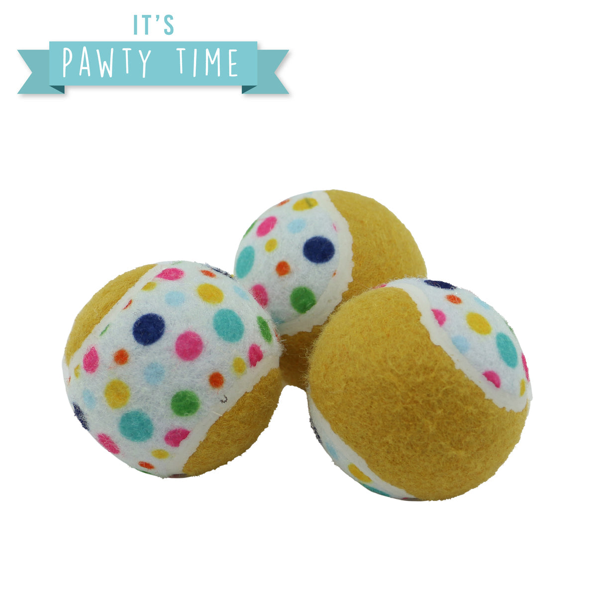 Pawty Tennis Balls
