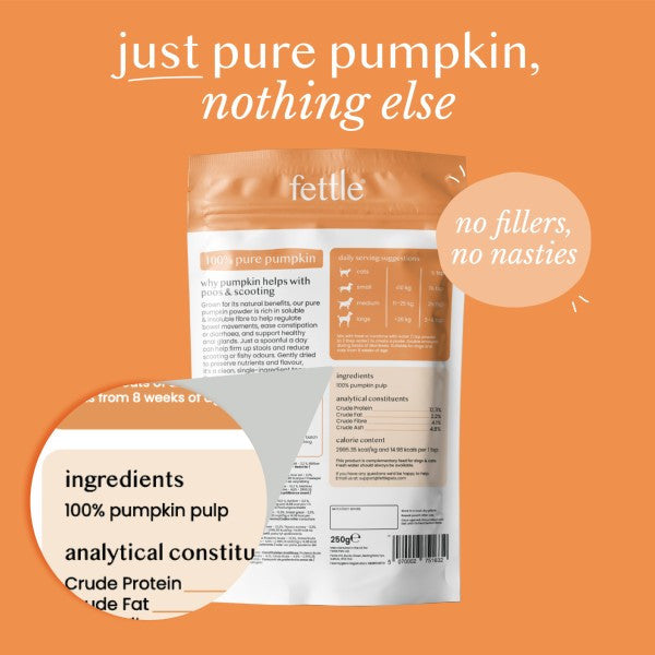 Pure and Natural Pumpkin Powder